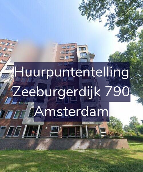 Foto gevel Huurpuntentelling voor Zeeburgerdijk 790, Amsterdam