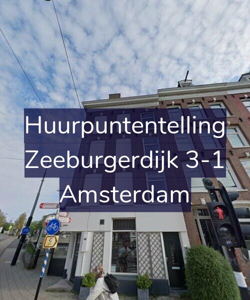 Foto gevel Huurpuntentelling voor Zeeburgerdijk 3-1, Amsterdam