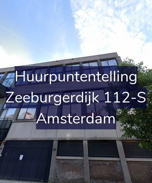 Foto gevel Huurpuntentelling voor Zeeburgerdijk 112-S, Amsterdam
