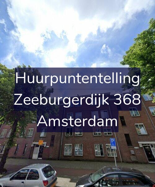 Foto gevel Huurpuntentelling voor Zeeburgerdijk 368, Amsterdam