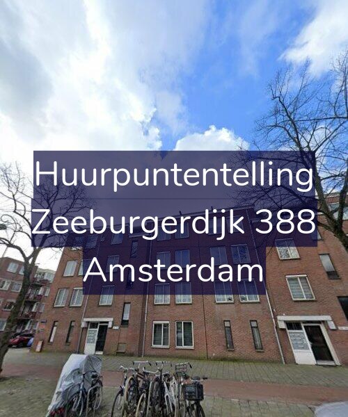 Foto gevel Huurpuntentelling voor Zeeburgerdijk 388, Amsterdam