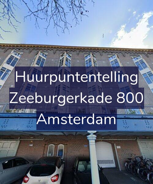 Foto gevel Huurpuntentelling voor Zeeburgerkade 800, Amsterdam