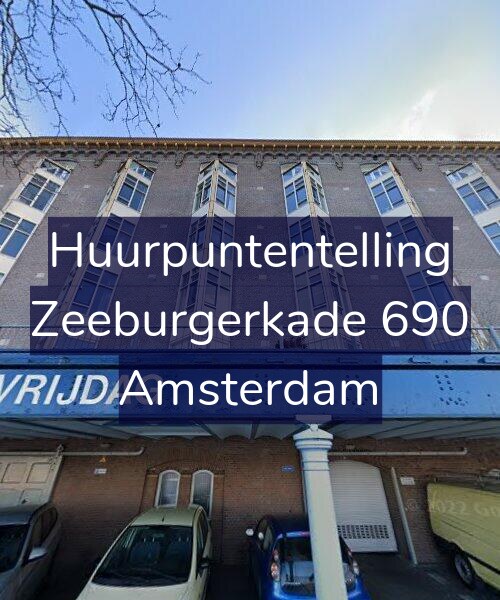 Foto gevel Huurpuntentelling voor Zeeburgerkade 690, Amsterdam