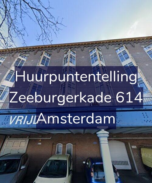 Foto gevel Huurpuntentelling voor Zeeburgerkade 614, Amsterdam
