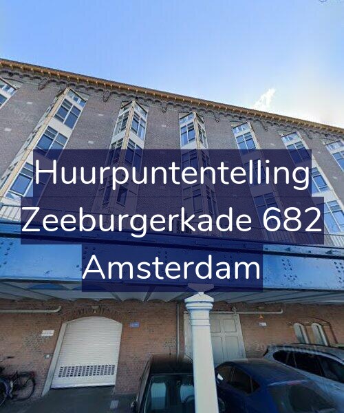 Foto gevel Huurpuntentelling voor Zeeburgerkade 682, Amsterdam