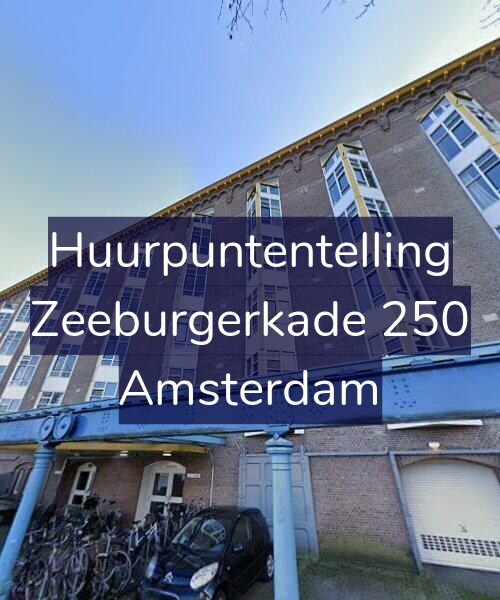 Foto gevel Huurpuntentelling voor Zeeburgerkade 250, Amsterdam