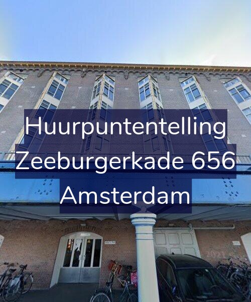 Foto gevel Huurpuntentelling voor Zeeburgerkade 656, Amsterdam