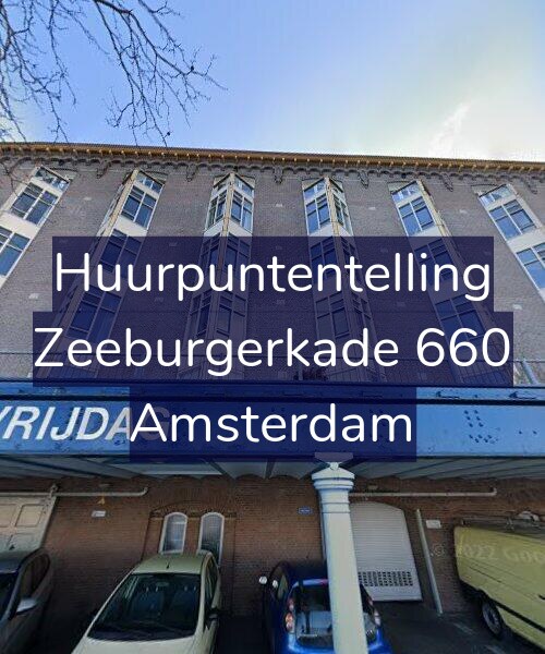 Foto gevel Huurpuntentelling voor Zeeburgerkade 660, Amsterdam