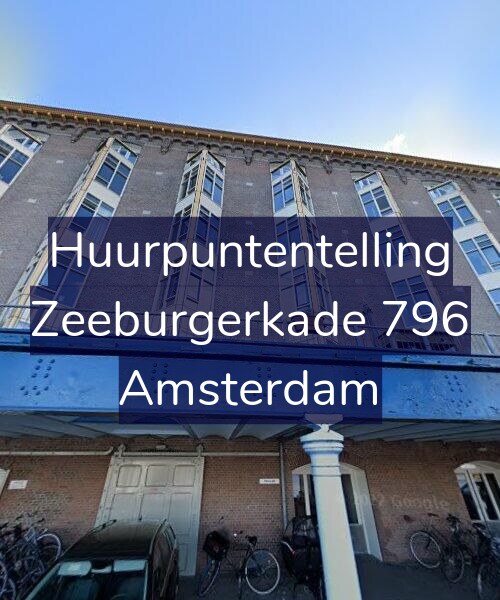 Foto gevel Huurpuntentelling voor Zeeburgerkade 796, Amsterdam