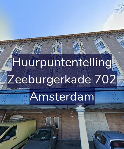 Foto gevel Huurpuntentelling voor Zeeburgerkade 702, Amsterdam