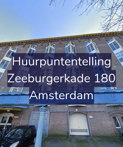 Foto gevel Huurpuntentelling voor Zeeburgerkade 180, Amsterdam
