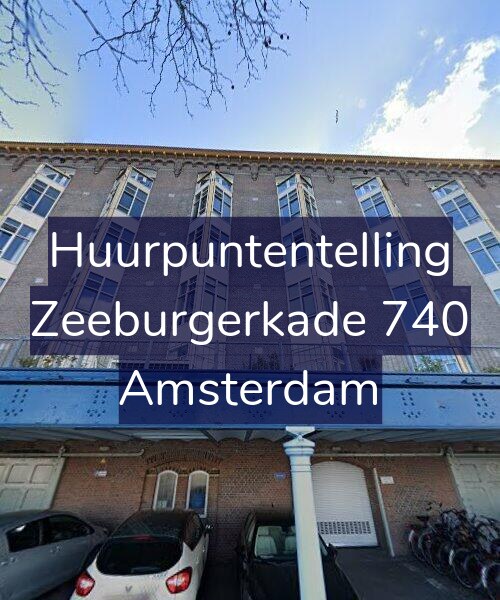 Foto gevel Huurpuntentelling voor Zeeburgerkade 740, Amsterdam