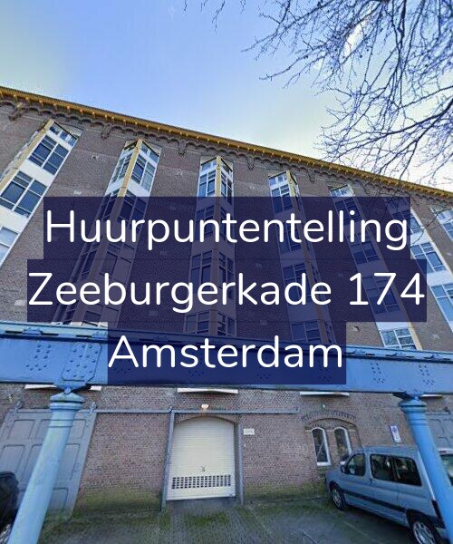 Foto gevel Huurpuntentelling voor Zeeburgerkade 174, Amsterdam
