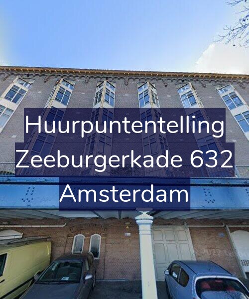 Foto gevel Huurpuntentelling voor Zeeburgerkade 632, Amsterdam