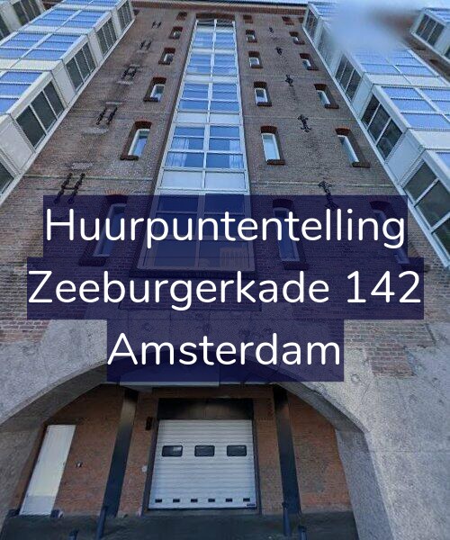 Foto gevel Huurpuntentelling voor Zeeburgerkade 142, Amsterdam