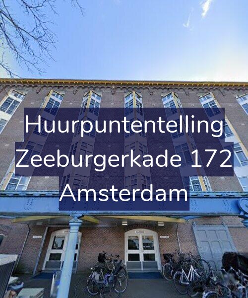 Foto gevel Huurpuntentelling voor Zeeburgerkade 172, Amsterdam