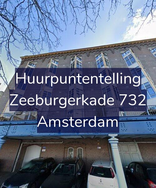 Foto gevel Huurpuntentelling voor Zeeburgerkade 732, Amsterdam