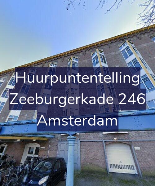 Foto gevel Huurpuntentelling voor Zeeburgerkade 246, Amsterdam