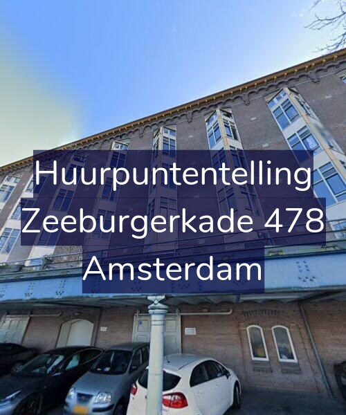 Foto gevel Huurpuntentelling voor Zeeburgerkade 478, Amsterdam