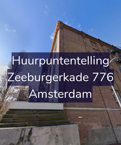 Foto gevel Huurpuntentelling voor Zeeburgerkade 776, Amsterdam