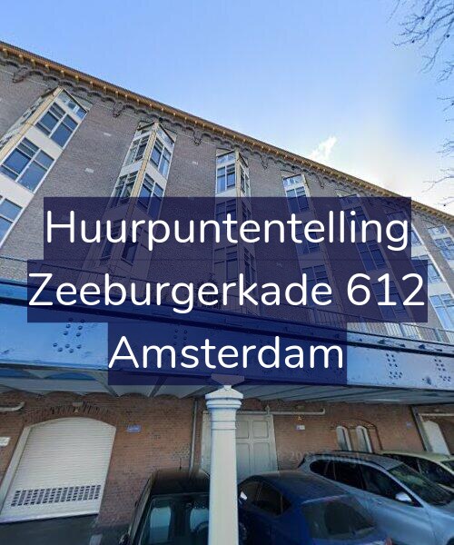 Foto gevel Huurpuntentelling voor Zeeburgerkade 612, Amsterdam