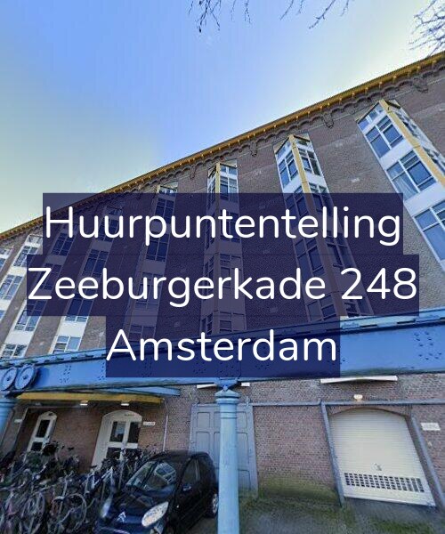 Foto gevel Huurpuntentelling voor Zeeburgerkade 248, Amsterdam