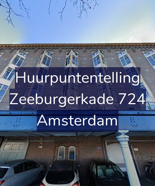 Foto gevel Huurpuntentelling voor Zeeburgerkade 724, Amsterdam