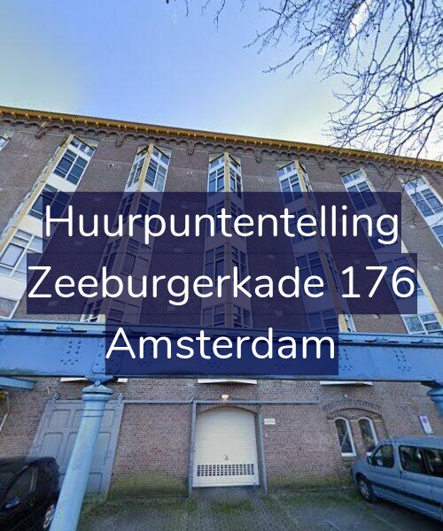 Foto gevel Huurpuntentelling voor Zeeburgerkade 176, Amsterdam