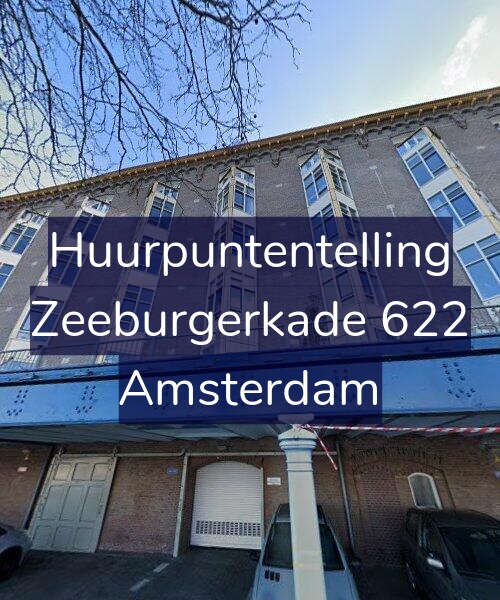 Foto gevel Huurpuntentelling voor Zeeburgerkade 622, Amsterdam