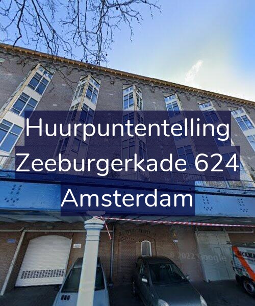 Foto gevel Huurpuntentelling voor Zeeburgerkade 624, Amsterdam