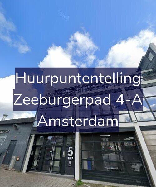 Foto gevel Huurpuntentelling voor Zeeburgerpad 4-A, Amsterdam