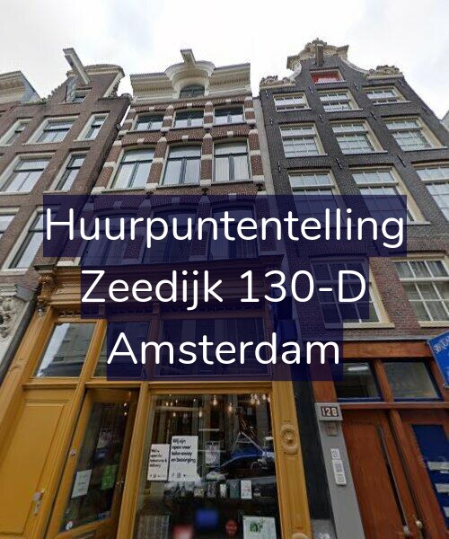 Foto gevel Huurpuntentelling voor Zeedijk 130-D, Amsterdam