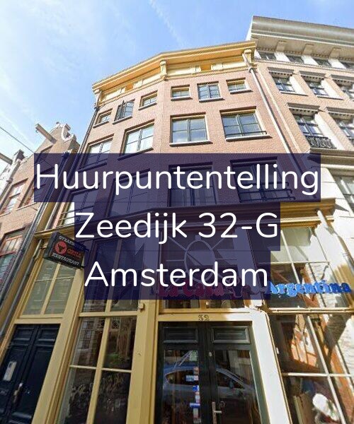 Foto gevel Huurpuntentelling voor Zeedijk 32-G, Amsterdam