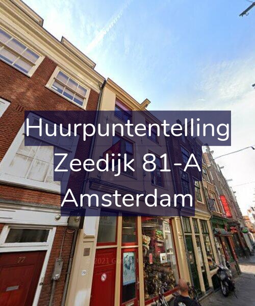Foto gevel Huurpuntentelling voor Zeedijk 81-A, Amsterdam