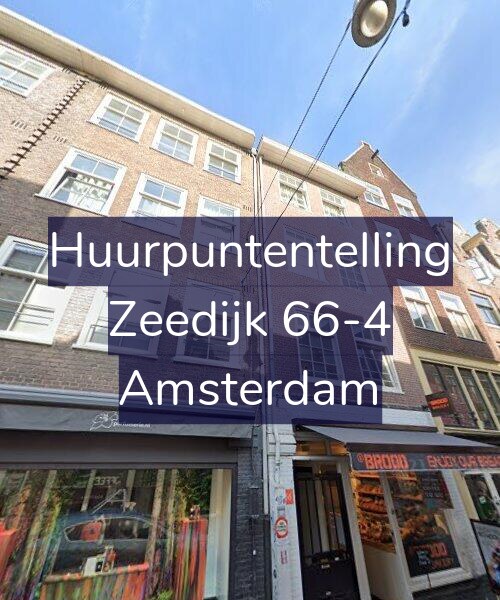 Foto gevel Huurpuntentelling voor Zeedijk 66-4, Amsterdam