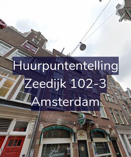 Foto gevel Huurpuntentelling voor Zeedijk 102-3, Amsterdam