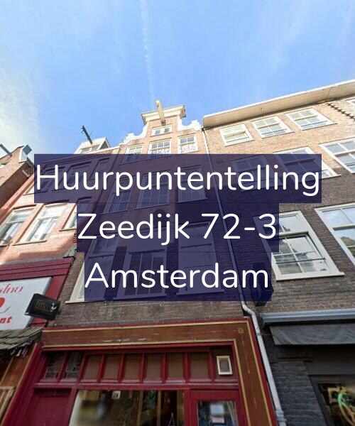 Foto gevel Huurpuntentelling voor Zeedijk 72-3, Amsterdam
