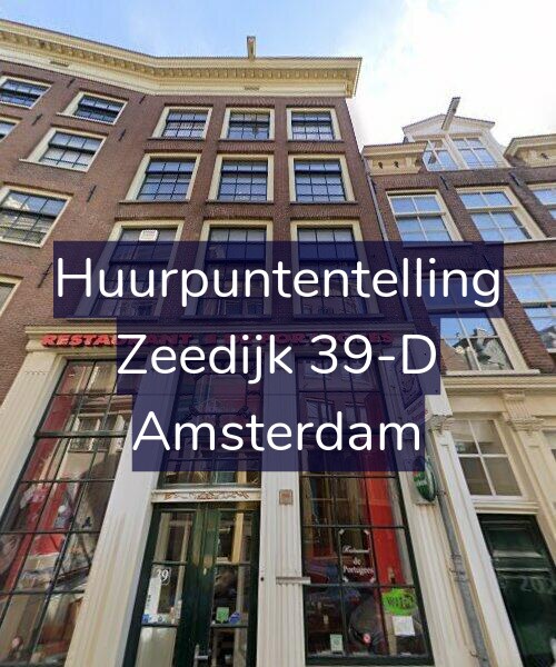Foto gevel Huurpuntentelling voor Zeedijk 39-D, Amsterdam
