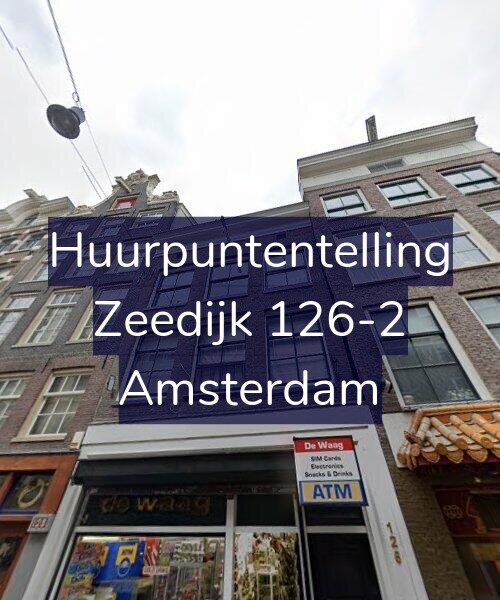 Foto gevel Huurpuntentelling voor Zeedijk 126-2, Amsterdam