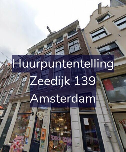 Foto gevel Huurpuntentelling voor Zeedijk 139, Amsterdam