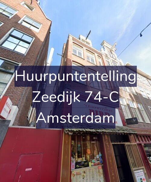 Foto gevel Huurpuntentelling voor Zeedijk 74-C, Amsterdam