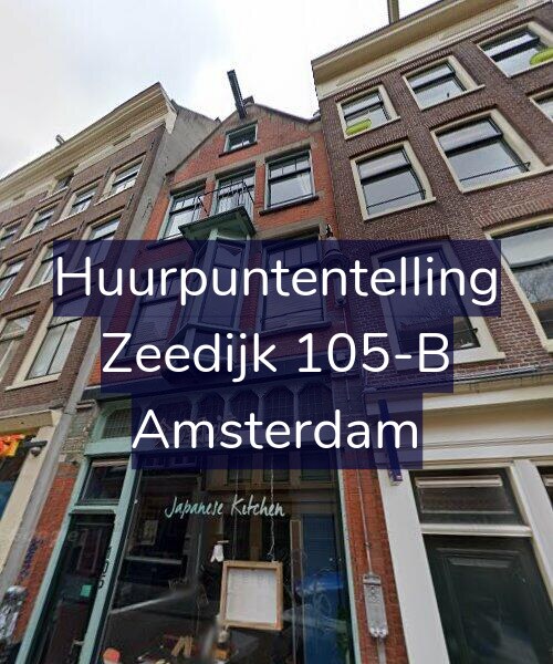 Foto gevel Huurpuntentelling voor Zeedijk 105-B, Amsterdam