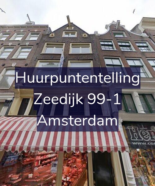 Foto gevel Huurpuntentelling voor Zeedijk 99-1, Amsterdam