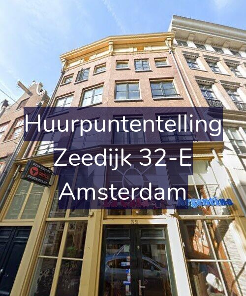 Foto gevel Huurpuntentelling voor Zeedijk 32-E, Amsterdam