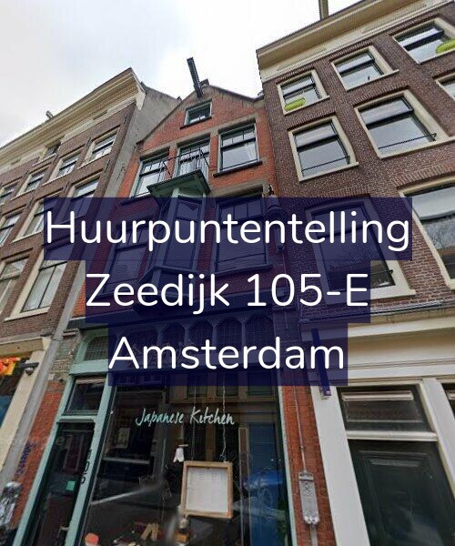 Foto gevel Huurpuntentelling voor Zeedijk 105-E, Amsterdam