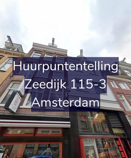 Foto gevel Huurpuntentelling voor Zeedijk 115-3, Amsterdam