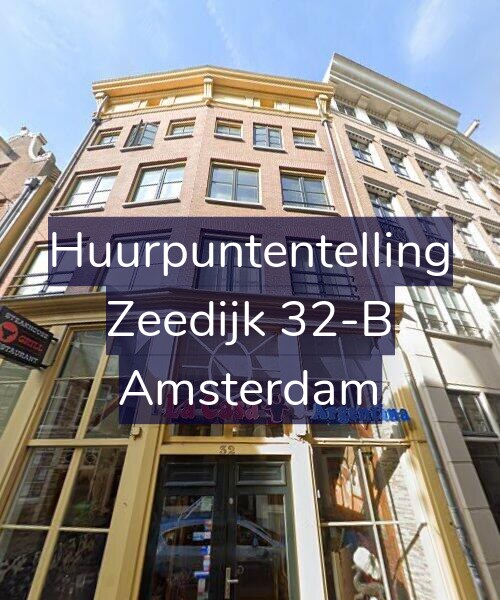 Foto gevel Huurpuntentelling voor Zeedijk 32-B, Amsterdam
