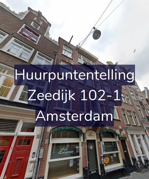 Foto gevel Huurpuntentelling voor Zeedijk 102-1, Amsterdam