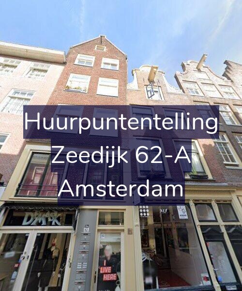 Foto gevel Huurpuntentelling voor Zeedijk 62-A, Amsterdam
