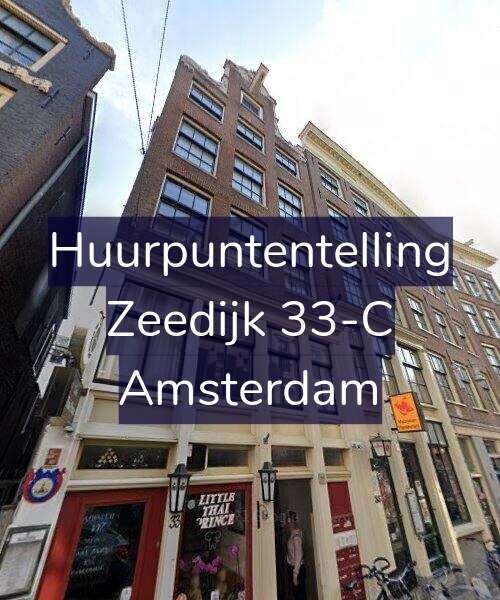 Foto gevel Huurpuntentelling voor Zeedijk 33-C, Amsterdam